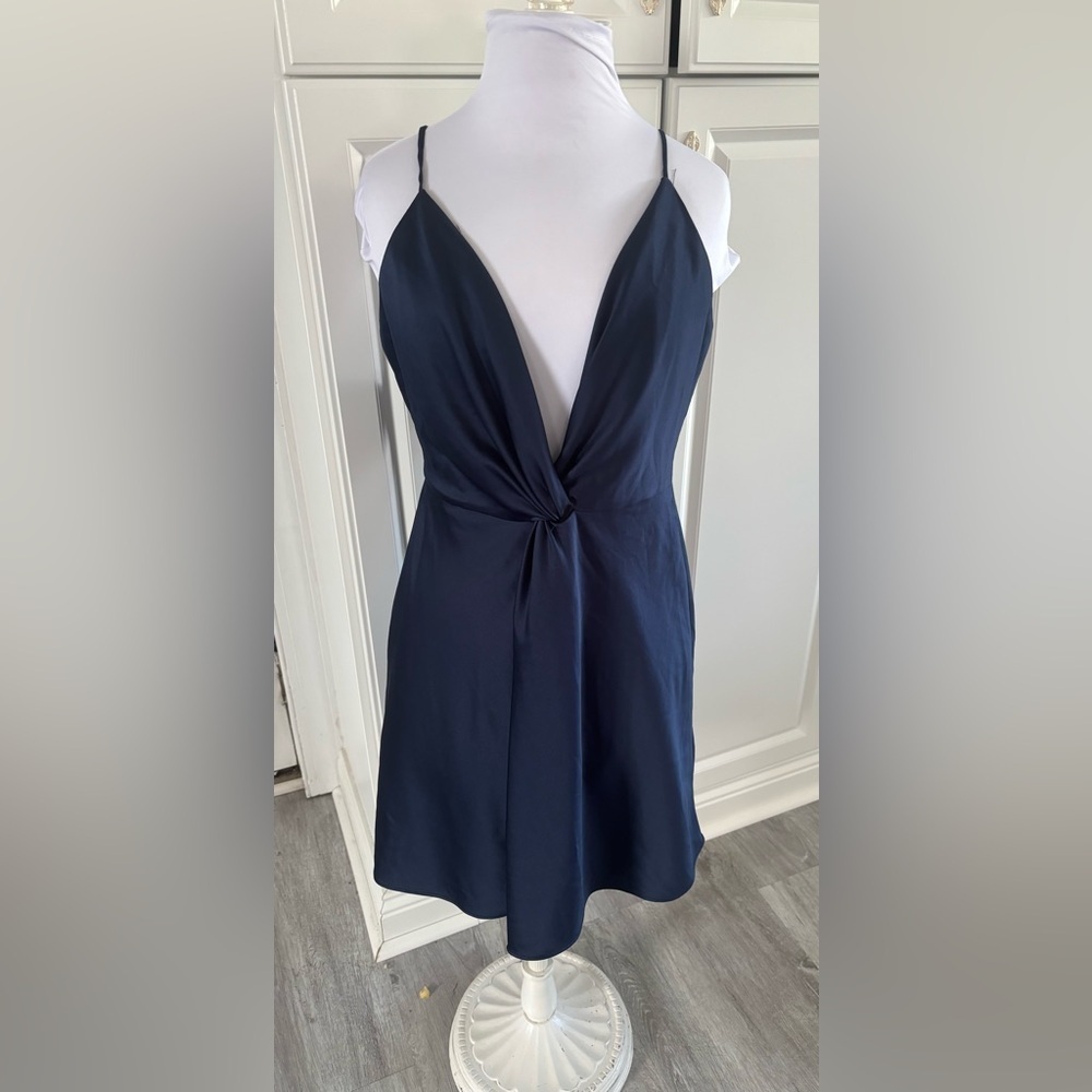 Nwot House Of Harlow 1960 Navy Blue Mini Dress